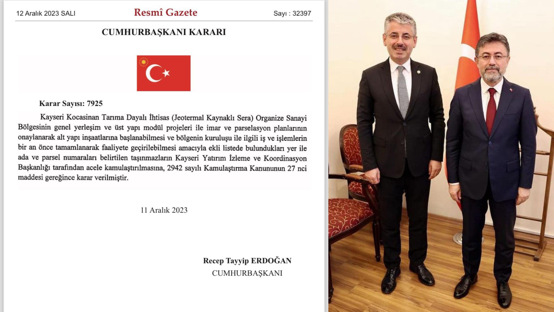 Kayseri'de Tarım Sektörüne Yeni Girişimler Başlıyor