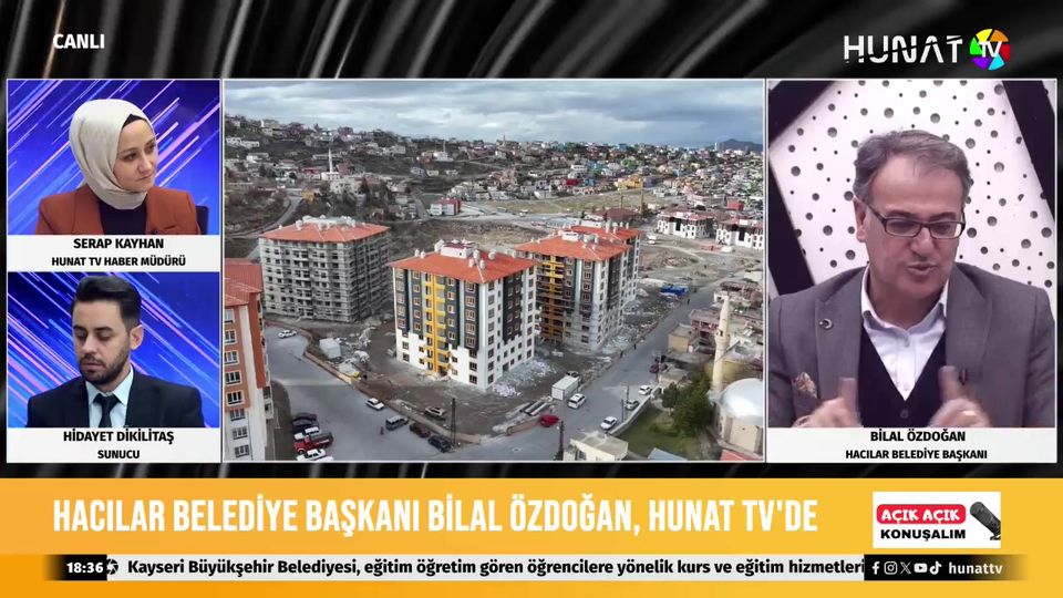 Hacılar Belediye Başkanı Bilal Özdoğan, kamuoyunu bilgilendirecek ve projelerini anlatacak programda konuk olacak.