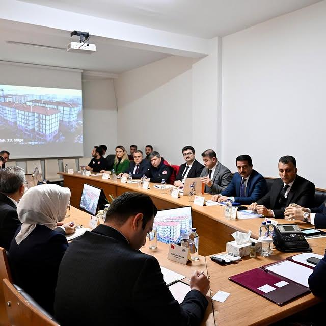 Malatya Valisi Seddar Yavuz Başkanlığında Gerçekleştirilen Afet İstişare ve Koordinasyon Toplantısı