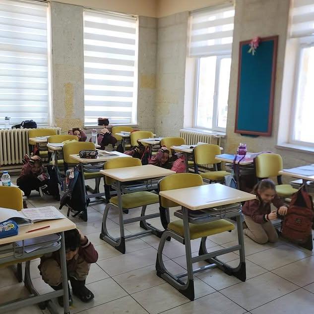Nevşehir'de Okullarda Tahliye Tatbikatı: 17 Mart Deprem Haftası Etkinlikleri