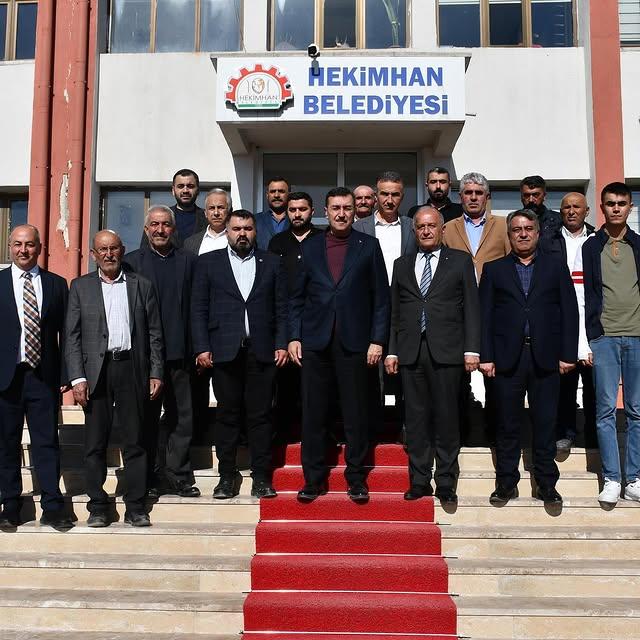 Malatya Milletvekili Tüfenkci, Hekimhan Belediye Başkanı Yıldırım'ı Ziyaret Etti
