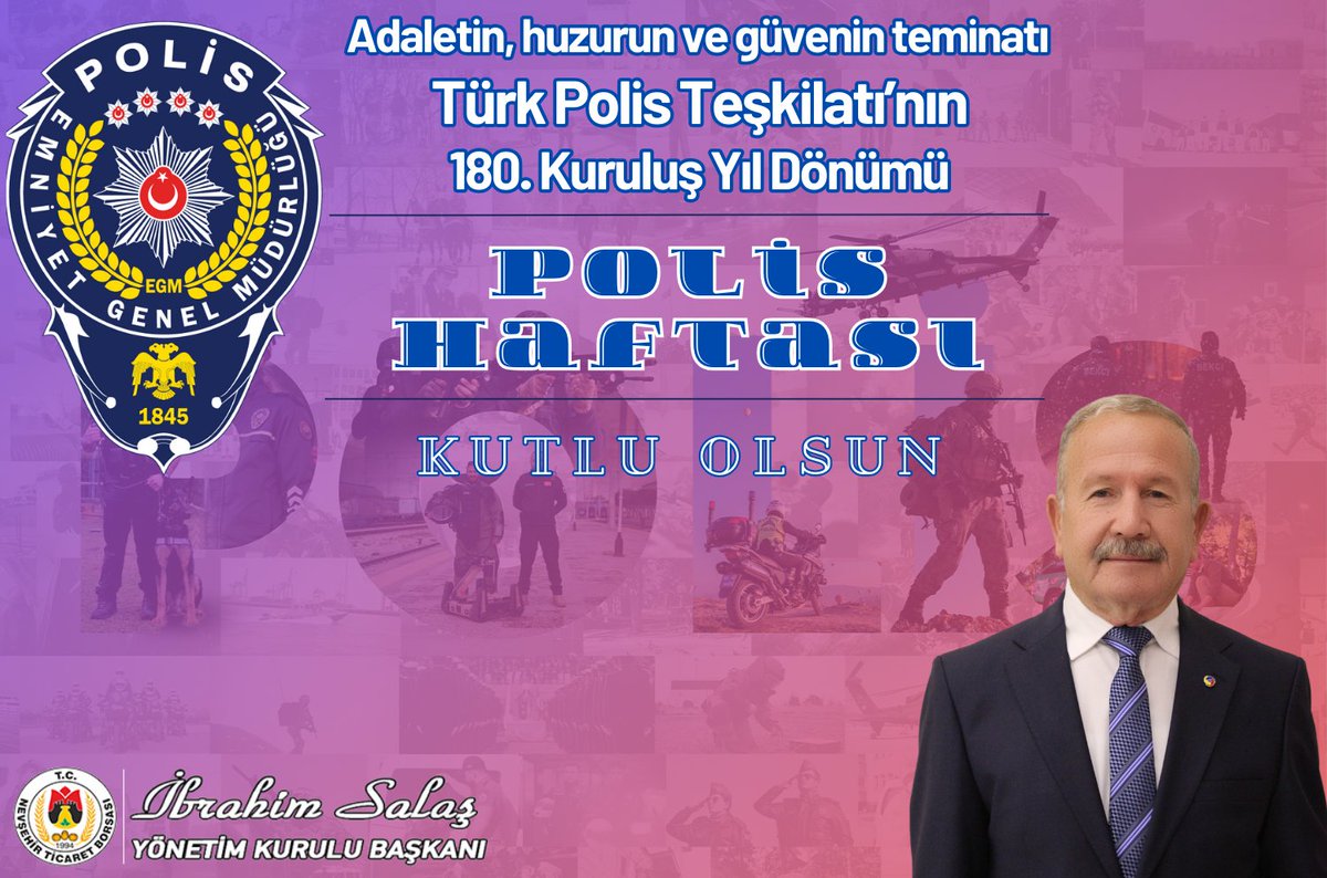 Nevşehir Ticaret Borsası, Türk Polis Teşkilatı'nın Kuruluş Yıldönümü'nü Kutladı