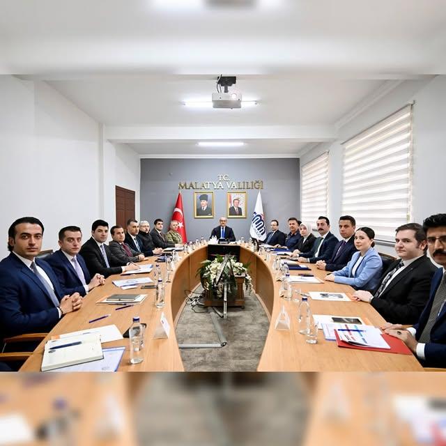 Malatya'da Emniyet-Kaymakamlık İşbirliğiyle Asayiş Koordinasyon Toplantısı Yapıldı