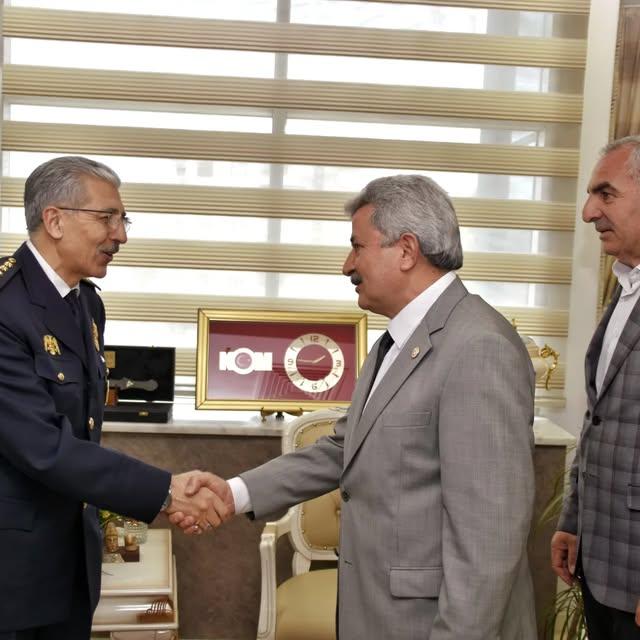 Malatya'da Emniyet Müdürü, Muhtarları Makamında Kabul Etti
