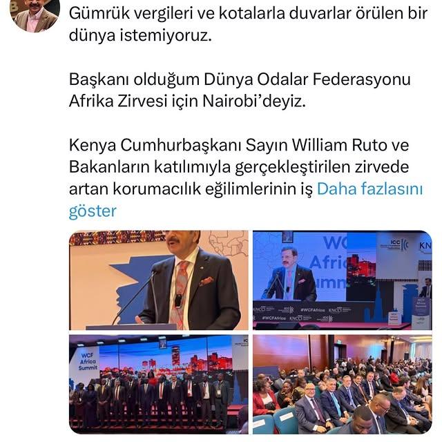 Dünya Odalar Federasyonu: Gümrük Duvarları Küreselleşmeye Engel Oluşturuyor