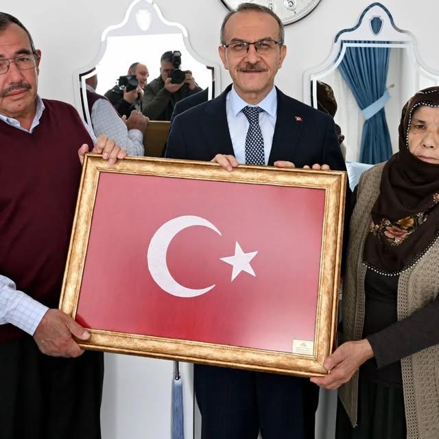 Darende'de Şehit Polis Memuru Adem Keleş'in Ailesi Ziyaret Edildi