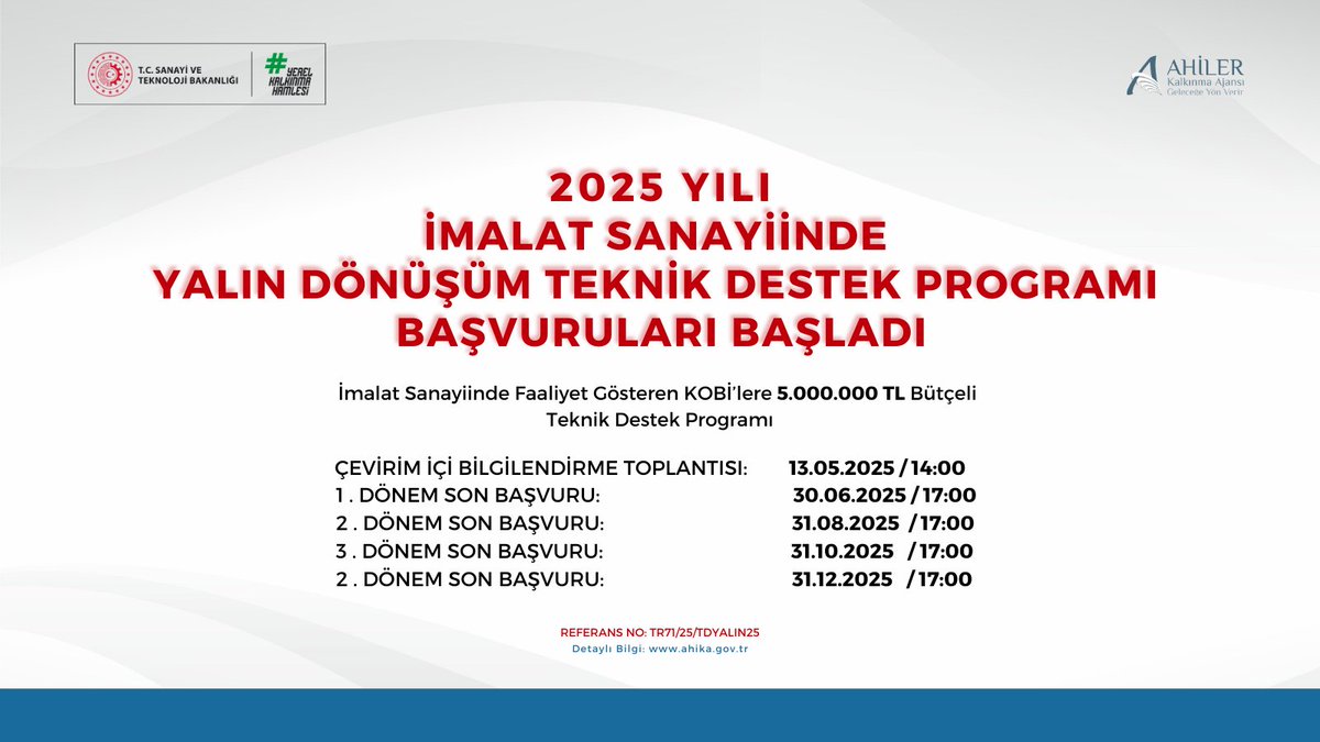 Ahiler Kalkınma Ajansı, Yalın Üretim Eğitimleriyle İşletmelere Rekabet Gücü Kazandırıyor
