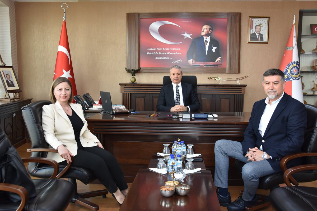 Forum AVM Genel Müdürü ve Müdürünün İl Emniyet Müdürünü Ziyareti