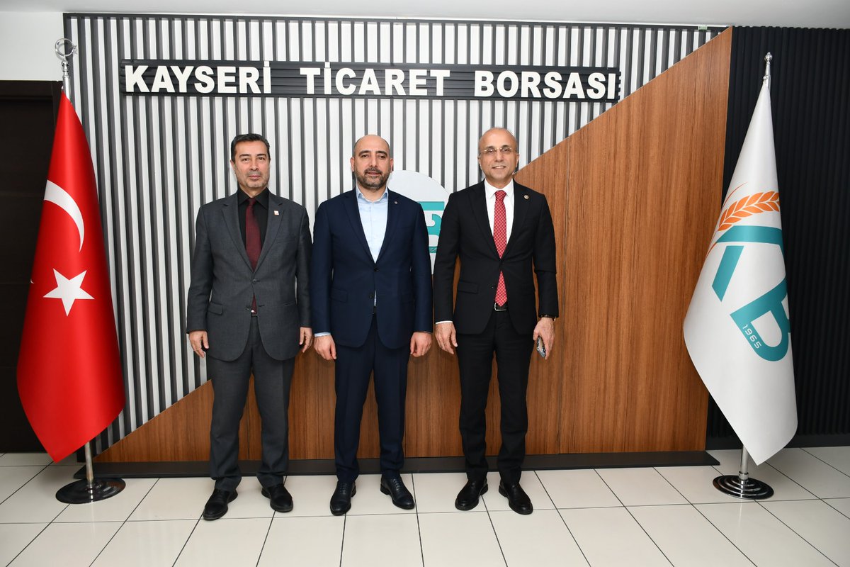 CHP'li Vekil ve İl Başkanı, Kayseri Ticaret Borsası'nı Ziyaret Etti