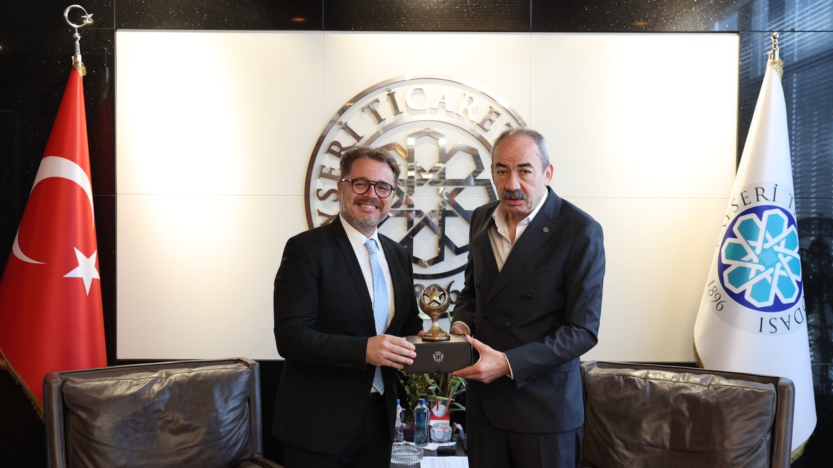 Kayseri Ticaret Odası, İşveren Sendikası Başkanı ve Yönetimi’ni Ağırladı
