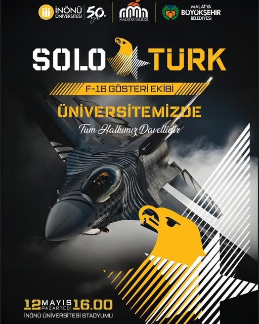 SOLOTÜRK F-16 Gösteri Ekibi Malatya'da Gösteri Yapacak