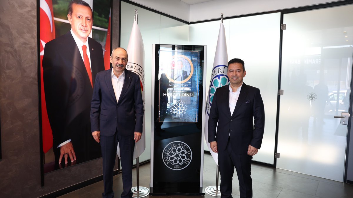 Kayseri Ticaret Odası, Türkiye Spor Yazarları Derneği Kayseri Şubesi'ni Ağırladı