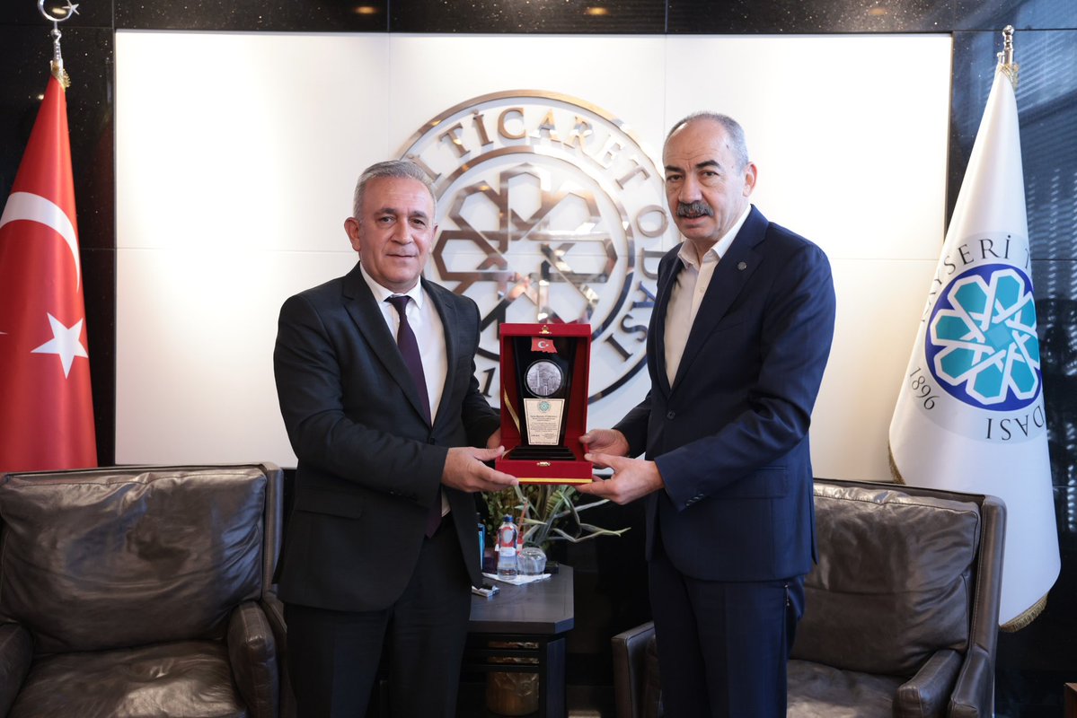 SGK İl Müdürü, Kayseri Ticaret Odası Başkanı'nı Ziyaret Etti