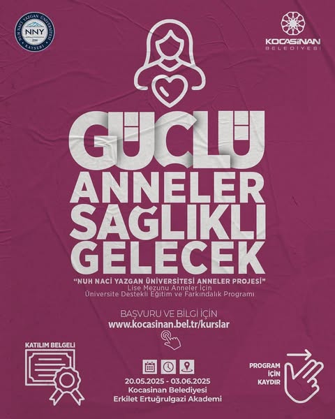 Kocasinan Belediyesi, Anneleri Üniversite Desteğiyle Güçlendiriyor