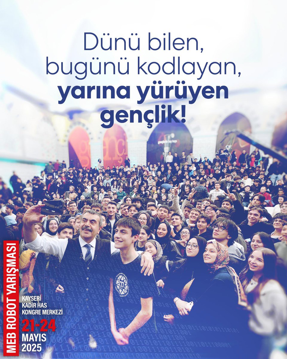 MEBRobot Yarışması Kayseri'de Düzenleniyor: Türkiye Yüzyılı'nın Kodları Yazılıyor