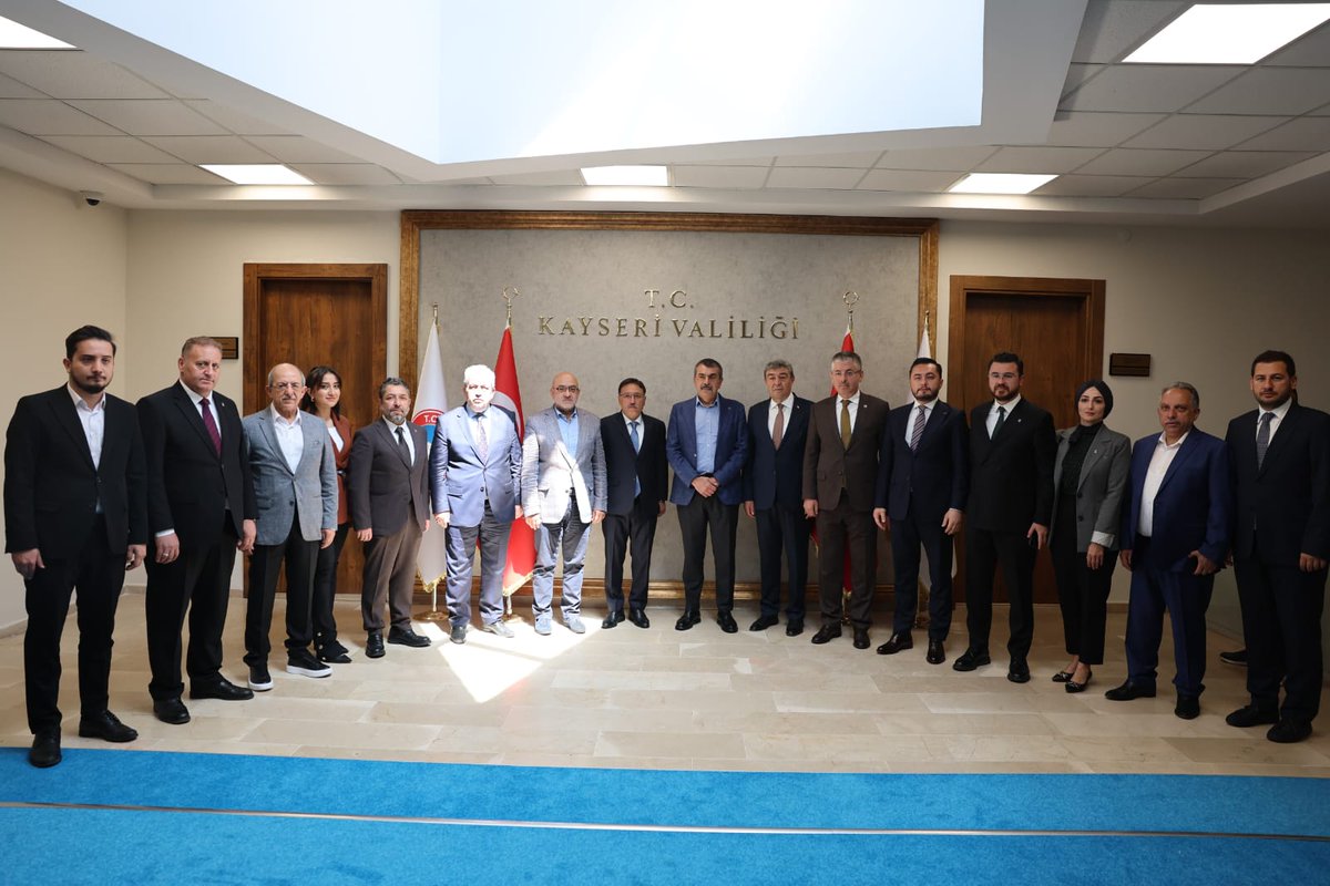 Ak Parti Kayseri Milletvekili Özsoy, Milli Eğitim Bakanı Tekin'i Kayseri'de Ağırladı