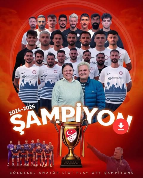 Suvermez Kapadokyaspor 3. Lig'de Şampiyonluğa Ulaştı